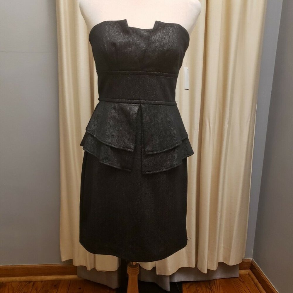 Teeze Me  Strapless Peplum Dress Jr. Size 7